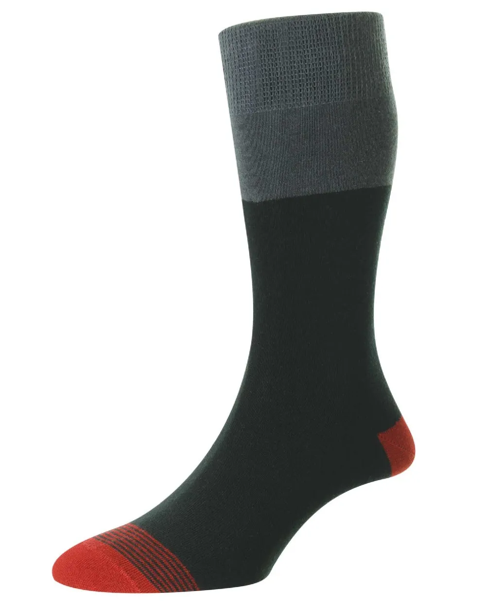 HJ Hall Chaussettes Confort à Rayures Talon et Pointe Accessoires HJ