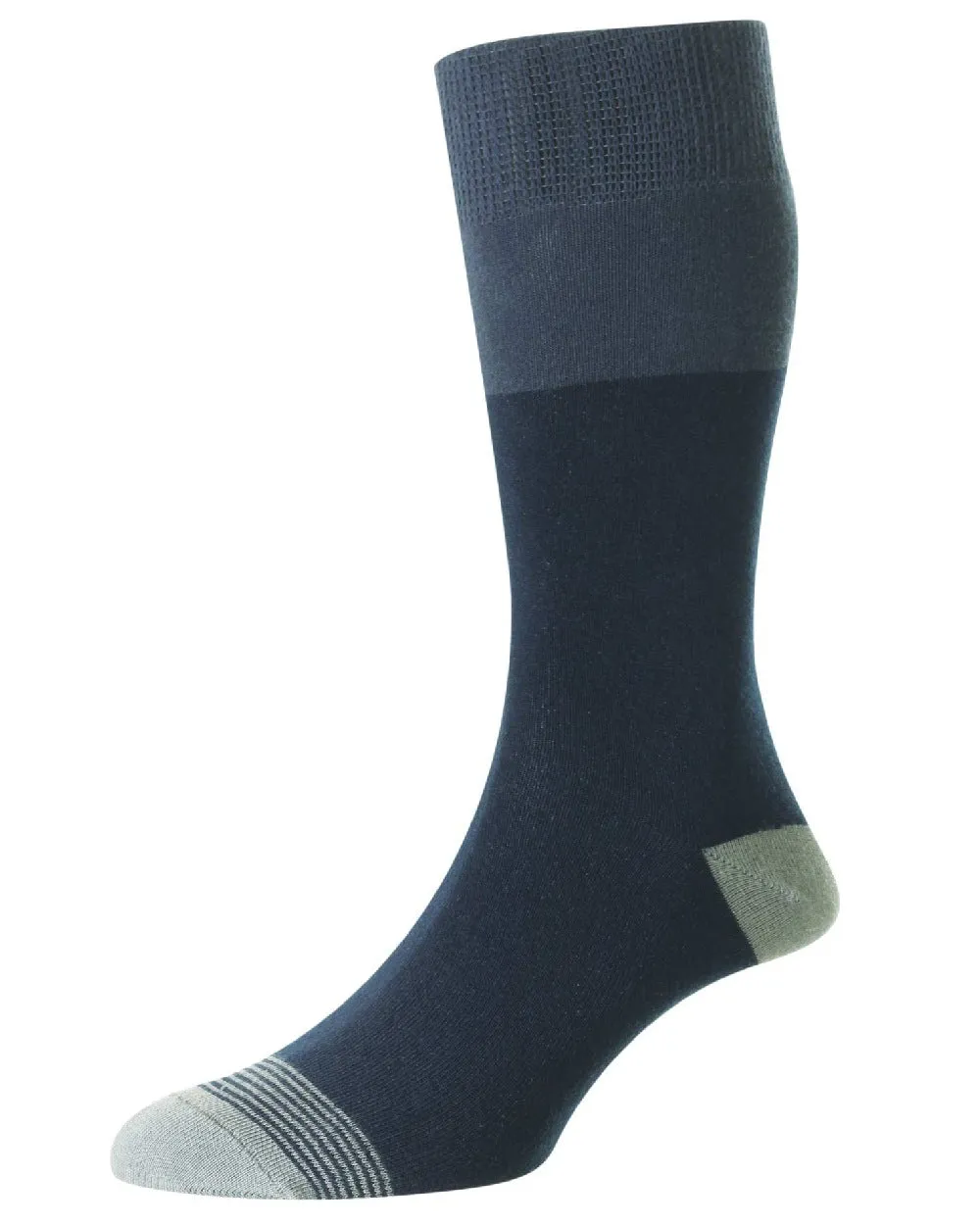 HJ Hall Chaussettes Confort à Rayures Talon et Pointe Accessoires HJ