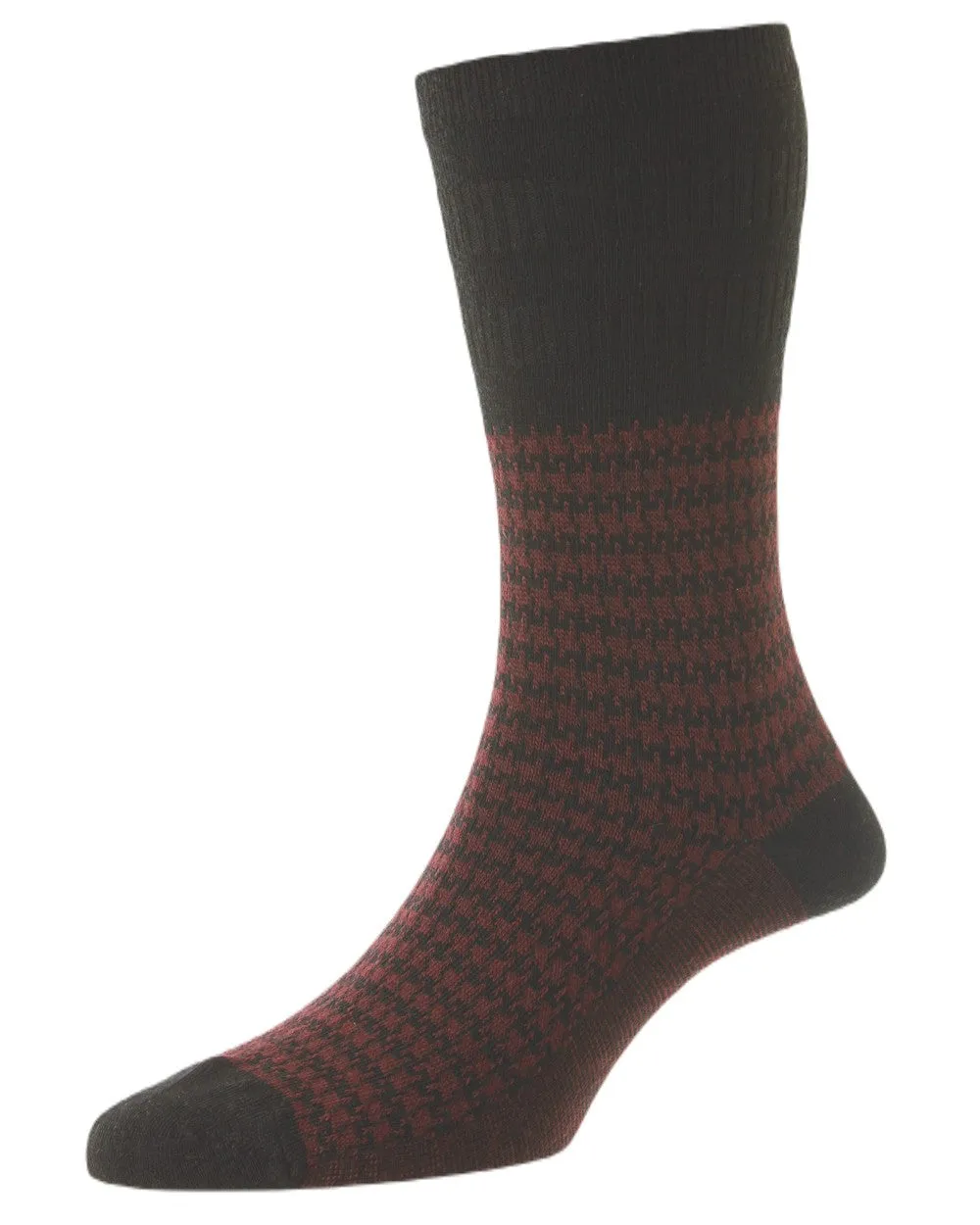 Chaussettes HJ Hall Houndstooth en laine Softop Accessoires HJ