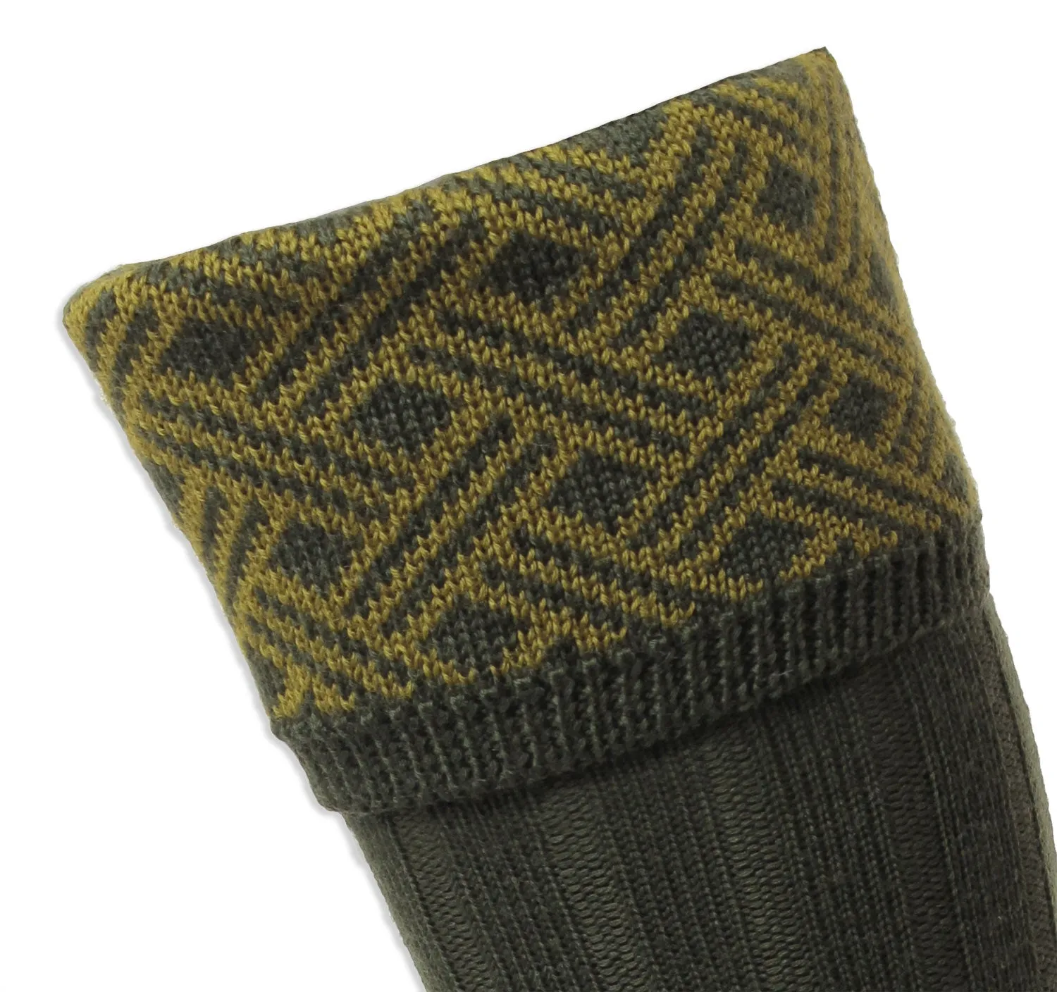 Chaussettes de chasse HJ Hall Langton en laine mérinos | Accessoires HJ à motif treillis
