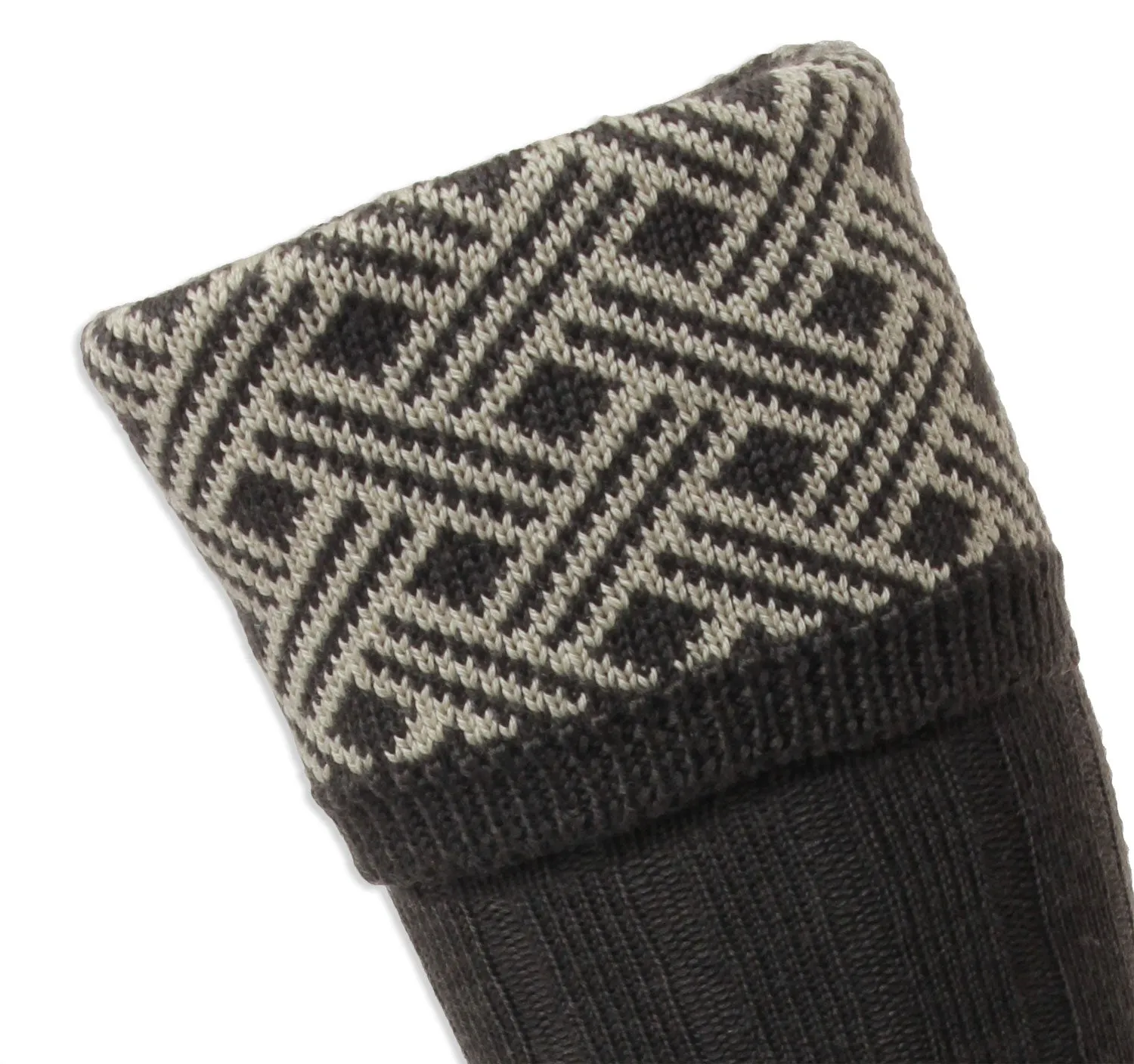 Chaussettes de chasse HJ Hall Langton en laine mérinos | Accessoires HJ à motif treillis