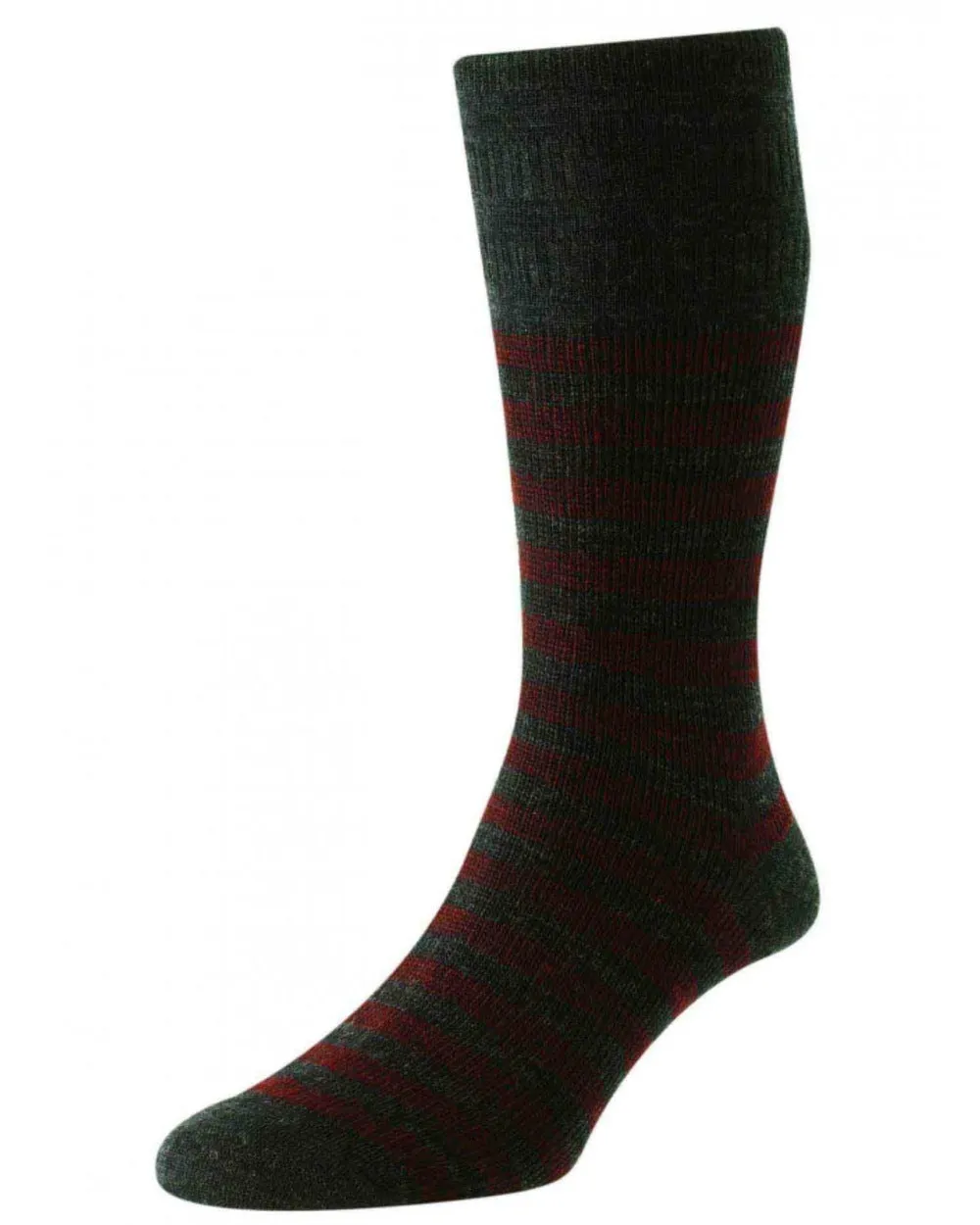 Chaussettes HJ Hall Homme Classiques à Rayures en Laine Softop Accessoires HJ