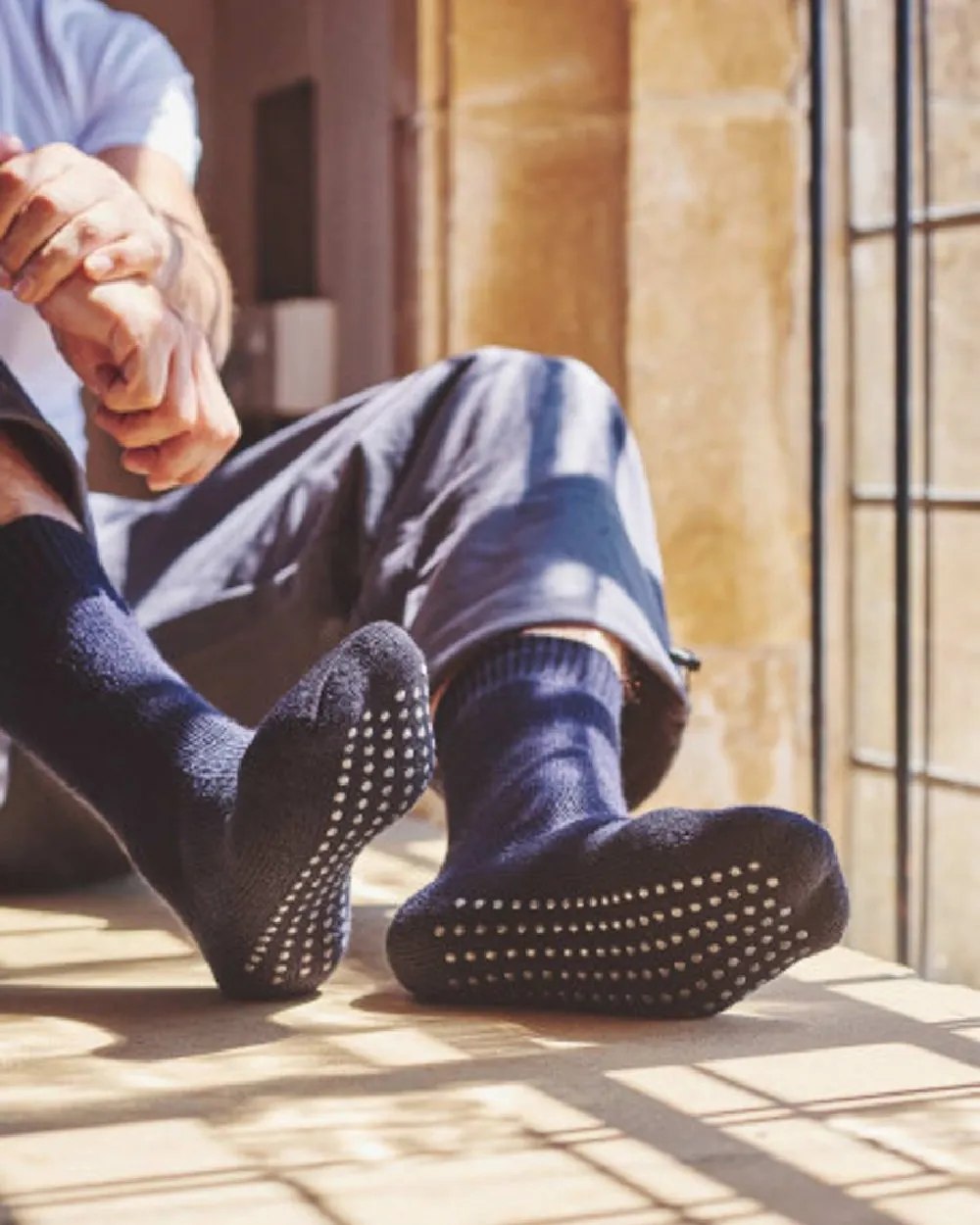 Chauffe-pieds antidérapants pour hommes HJ Hall Accessoires HJ