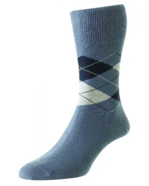 HJ Hall Mens Organic Cotton Comfort Top Socks HJ Accessories