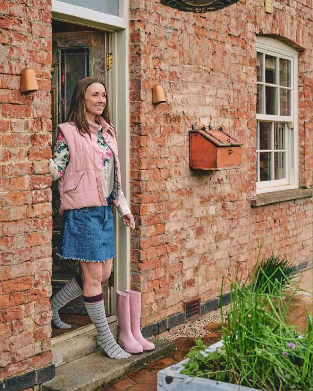 Chaussettes de pluie à rayures pour femmes HJ Hall Accessoires