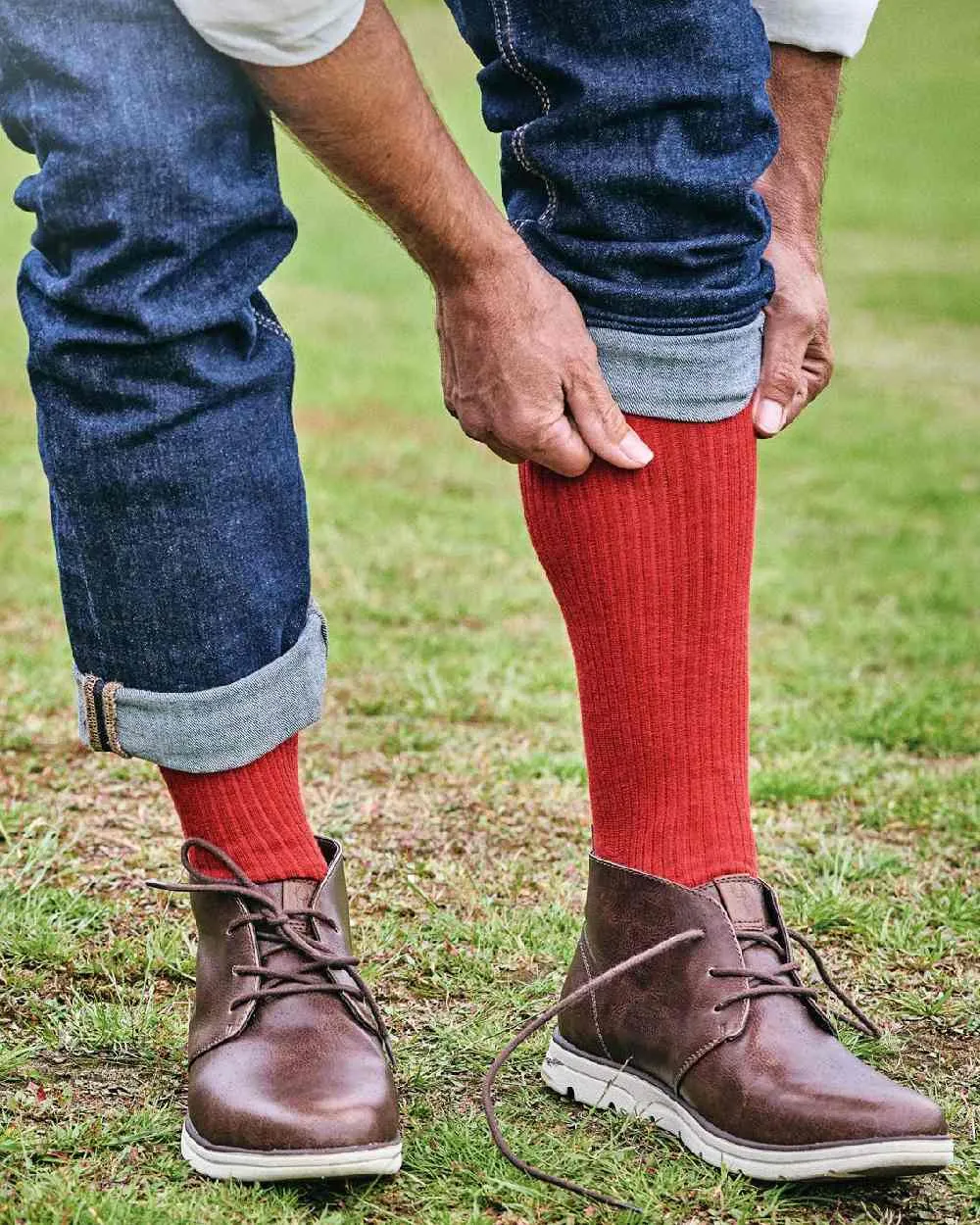 Chaussettes longues immaculées HJ Hall Wool Rich Accessoires HJ