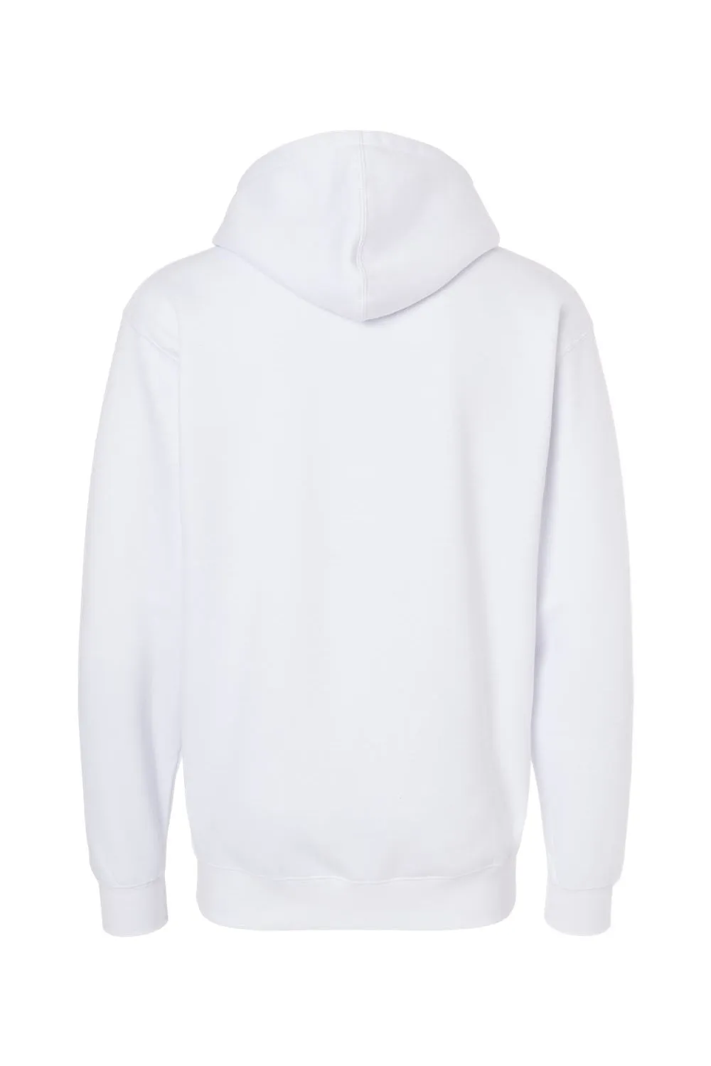 Veste à capuche indépendante pour hommes avec poche kangourou - Blanc