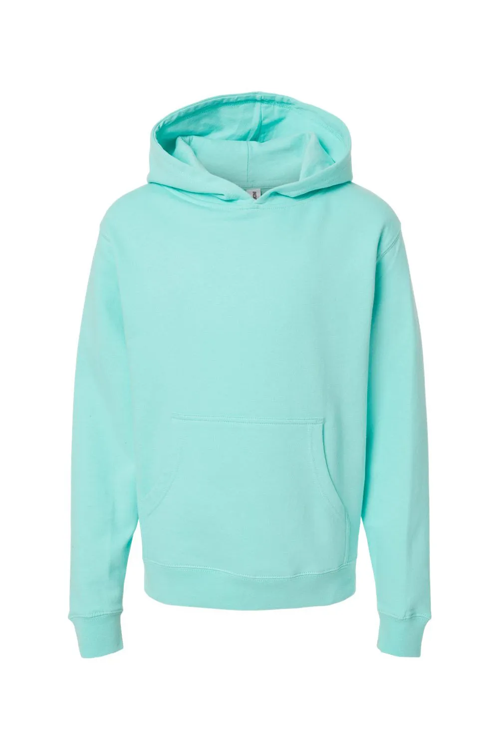 Veste à capuche indépendante pour jeunes avec poche kangourou - Vert menthe