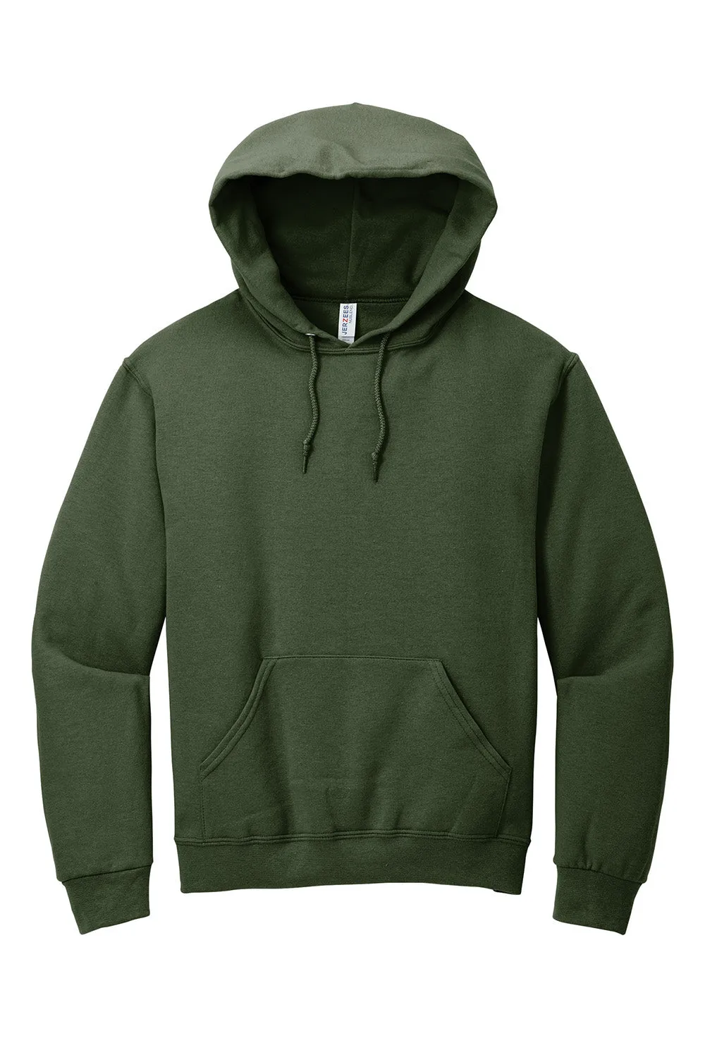 Jerzees Sweat à capuche pour hommes en polaire NuBlend résistante aux boulochages avec poche kangourou - Vert militaire