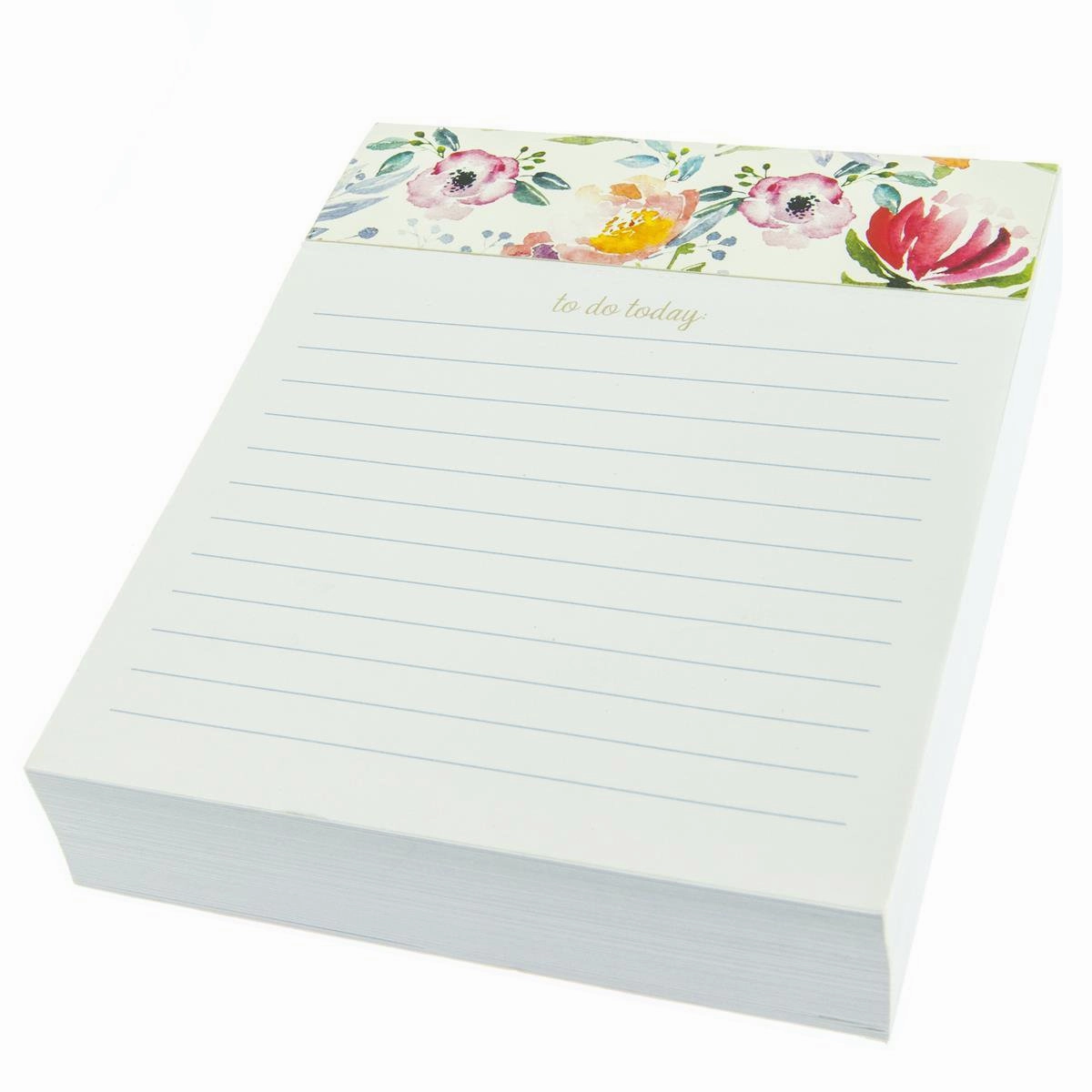 Jotter Notepad - Floral To Do Today