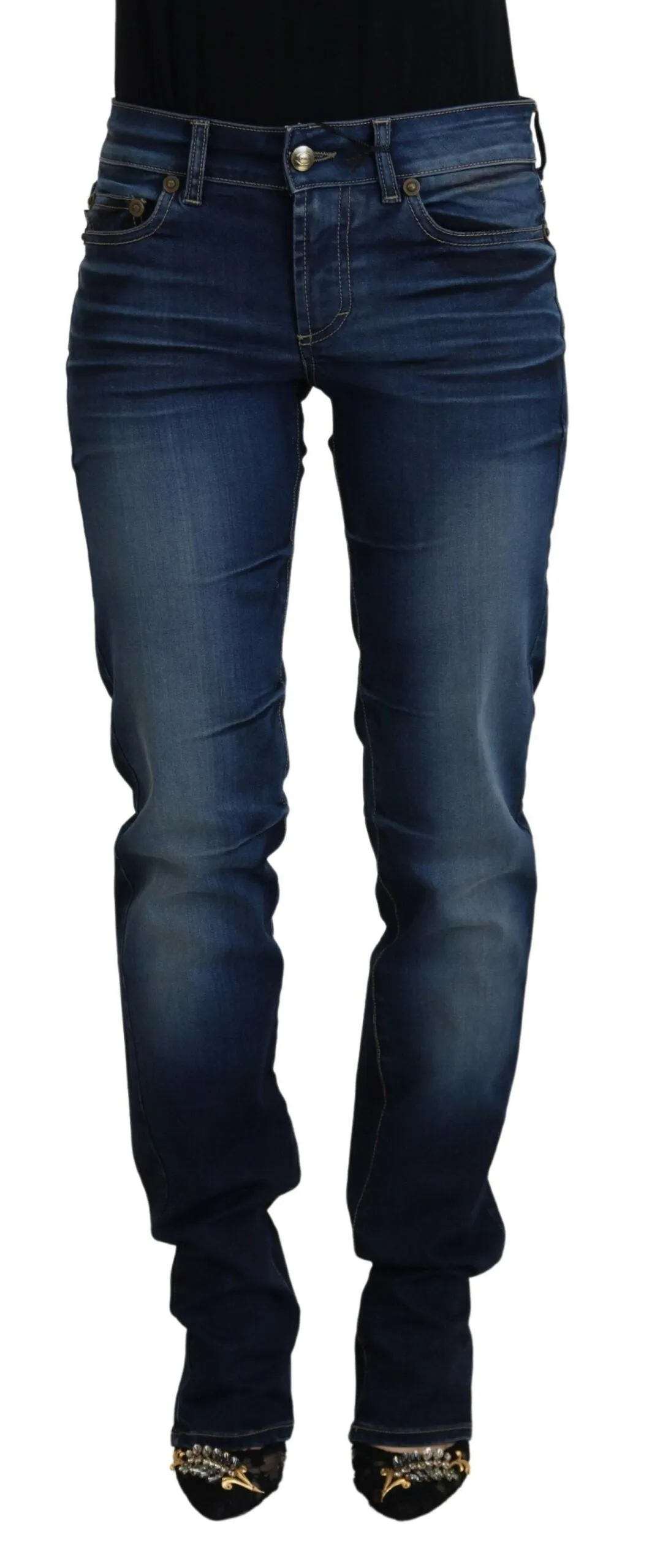 Just Cavalli Jean décontracté en coton pour femmes