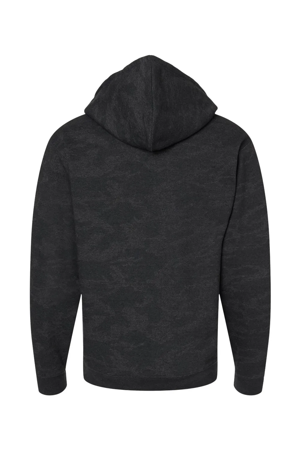 LAT Sweat à capuche en polaire surélevé pour hommes avec poche kangourou - Camouflage tempête