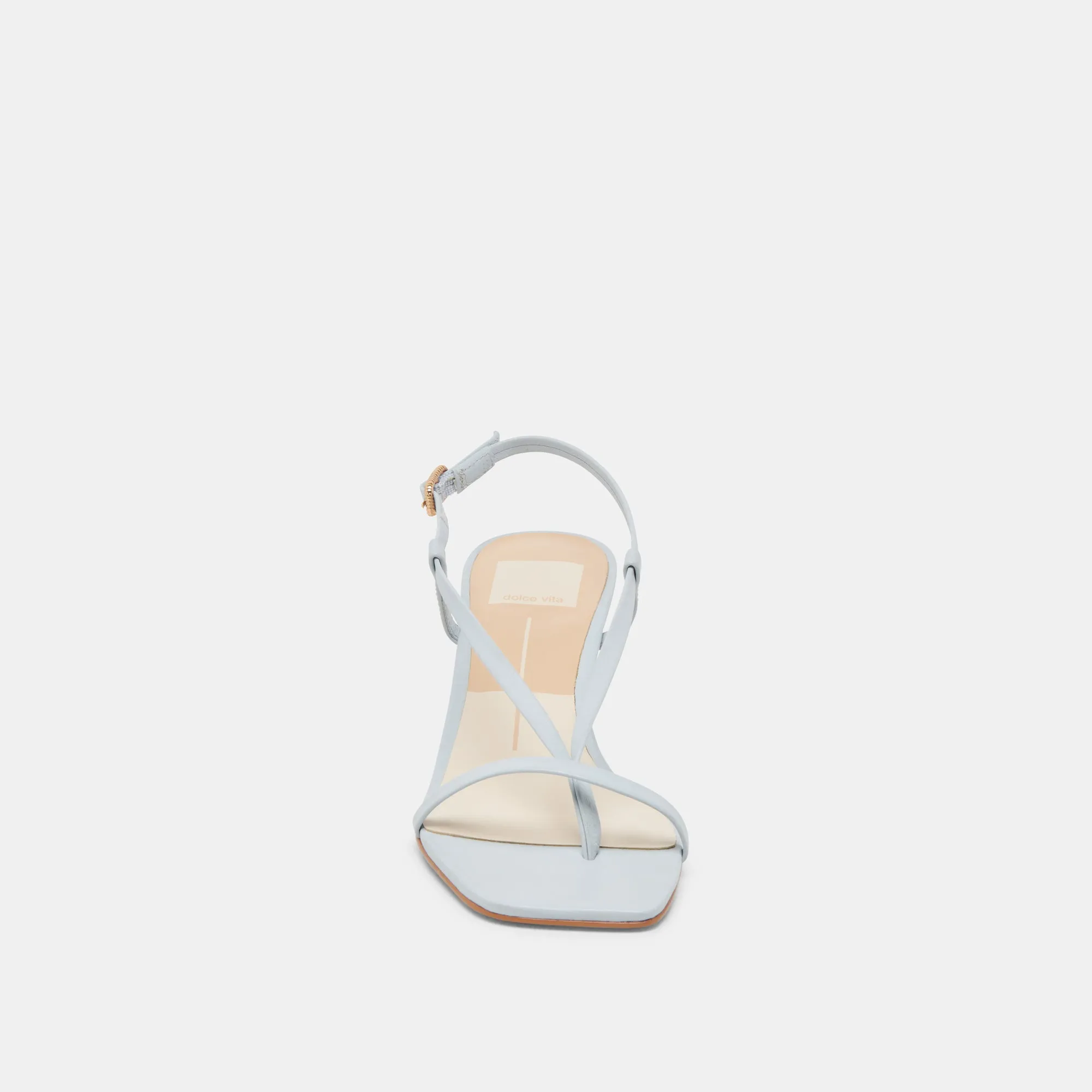 LAURY TALONS CUIR BLEU GLACÉ