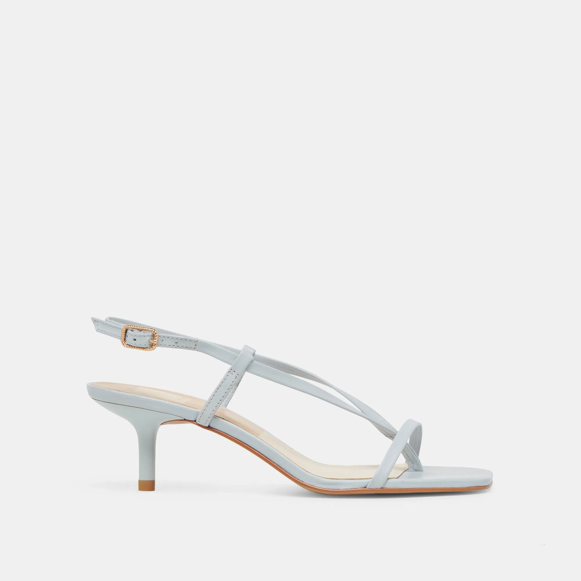 LAURY TALONS CUIR BLEU GLACÉ
