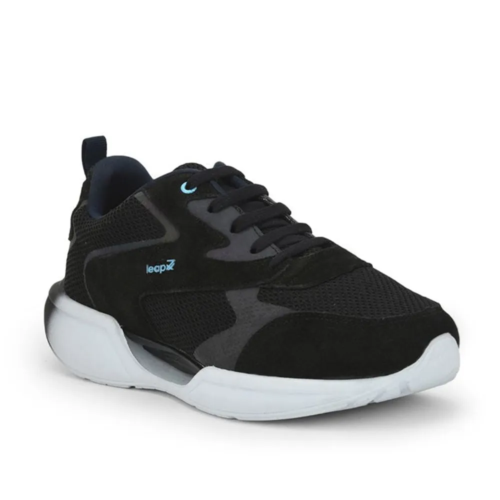 Chaussures décontractées à lacets Leap7x pour hommes (Noir) ARCHER-1 par Liberty