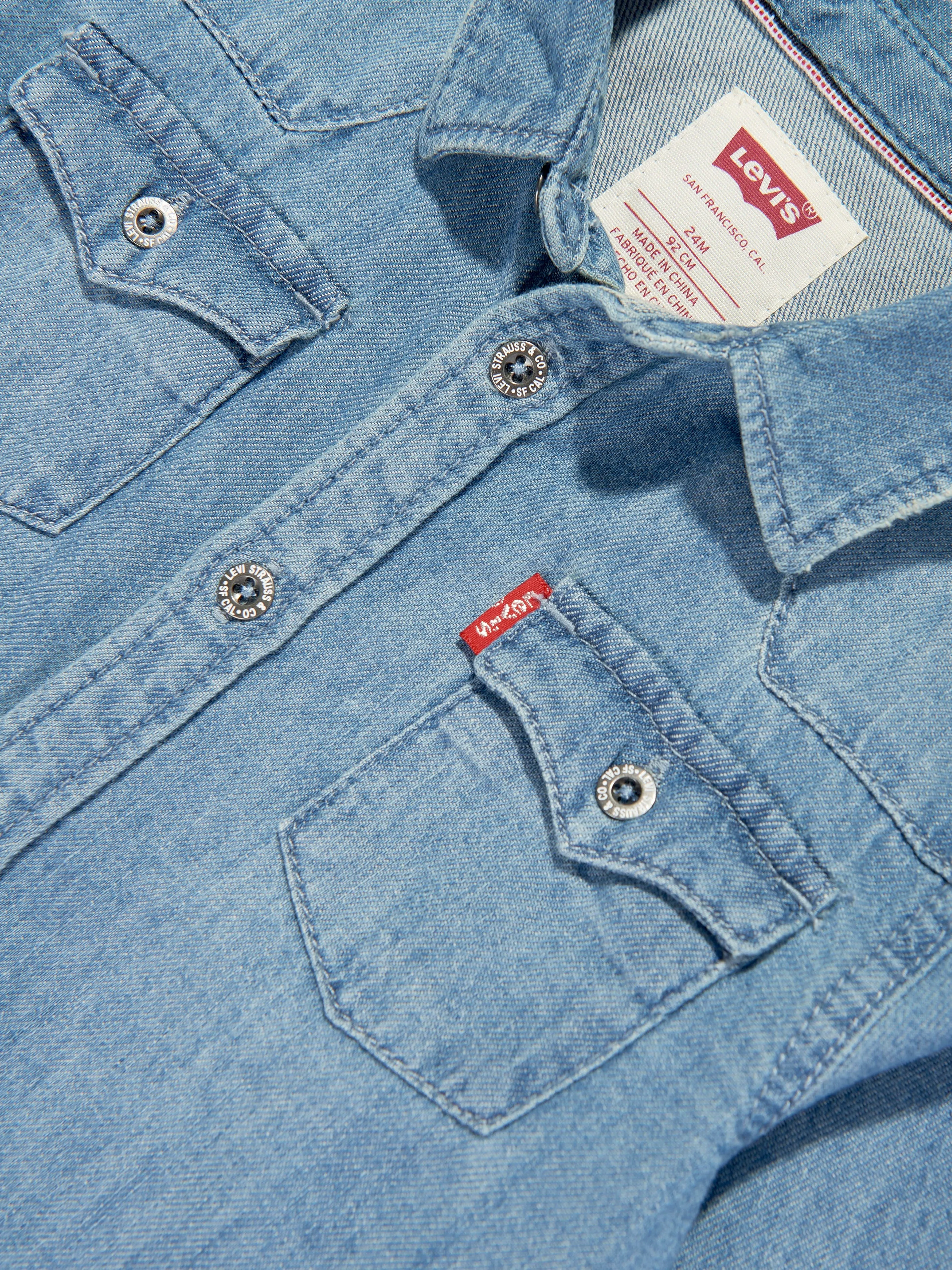 Chemise western Levi's Wear Boys Barstow en bleu