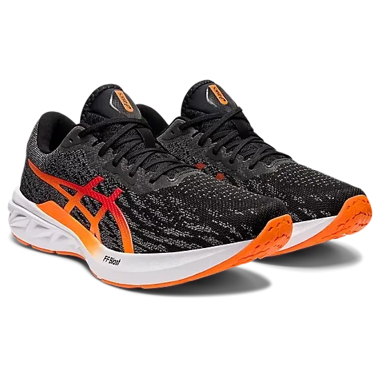 Asics DYNABLAST 2 pour Homme Noir/Orange Fluorescent