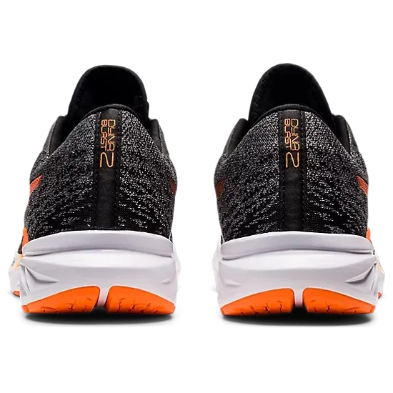 Asics DYNABLAST 2 pour Homme Noir/Orange Fluorescent