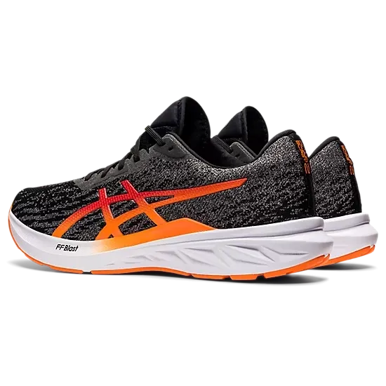 Asics DYNABLAST 2 pour Homme Noir/Orange Fluorescent
