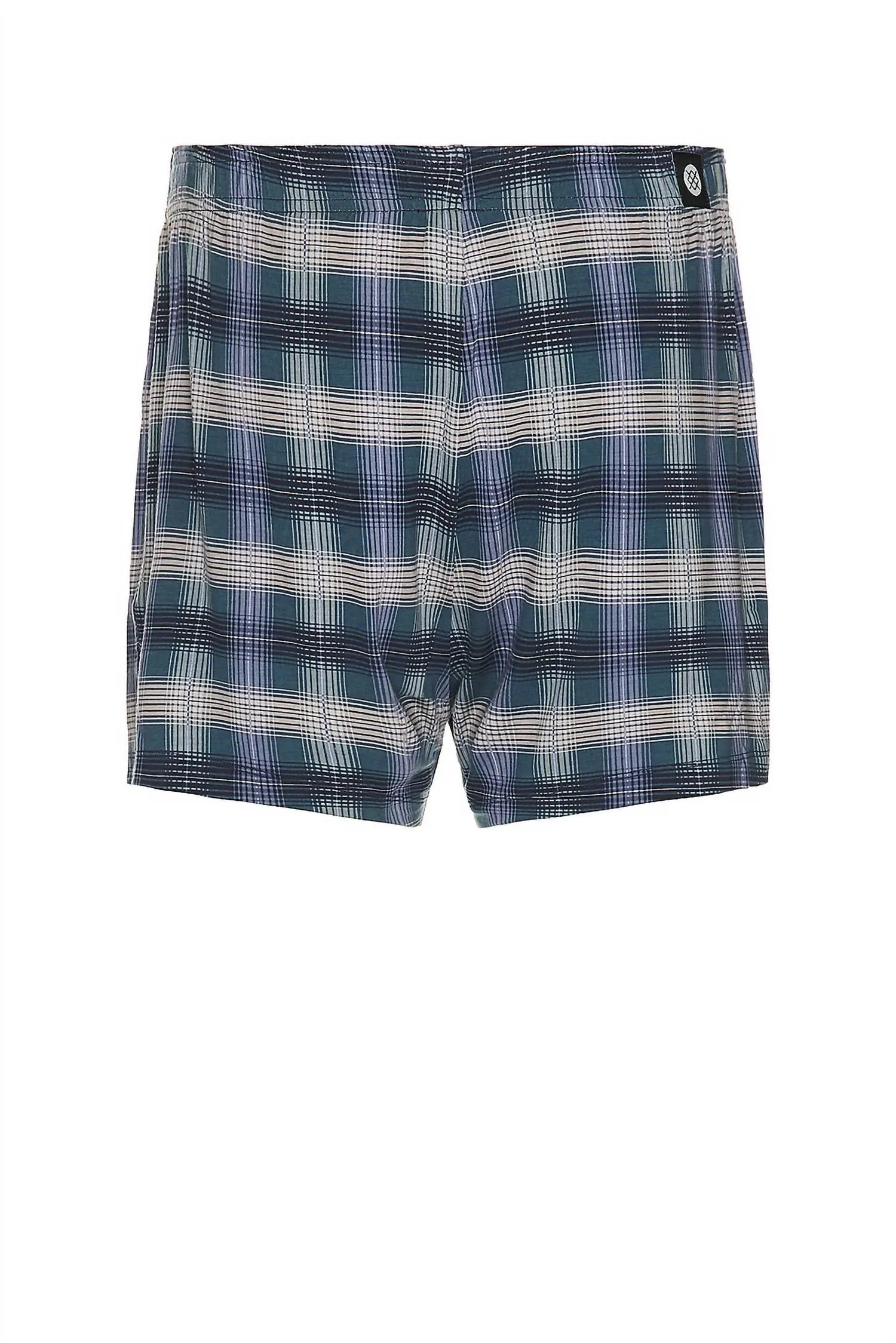 Boxer Homme en Mélange de Beurre en Bleu Marine
