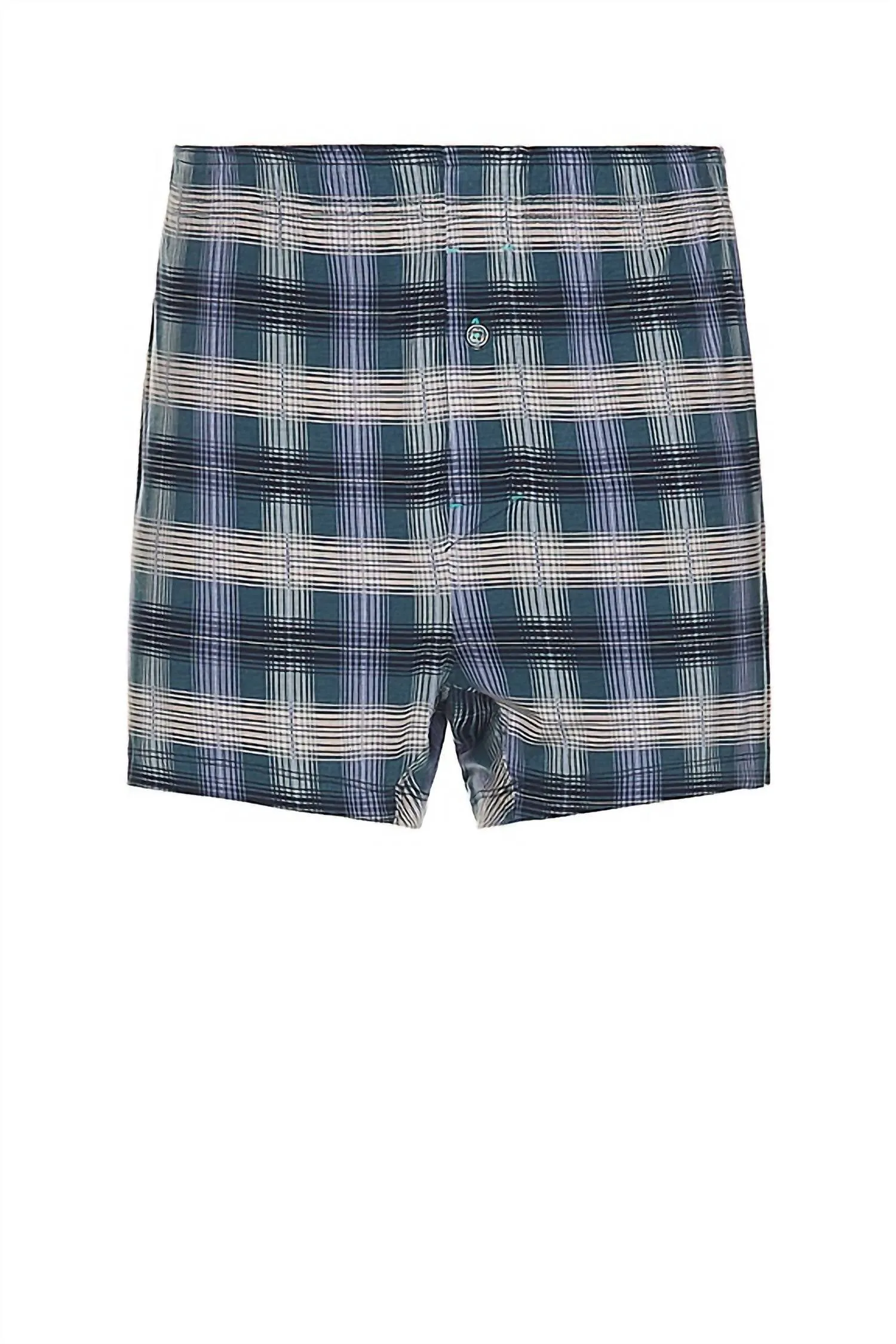 Boxer Homme en Mélange de Beurre en Bleu Marine
