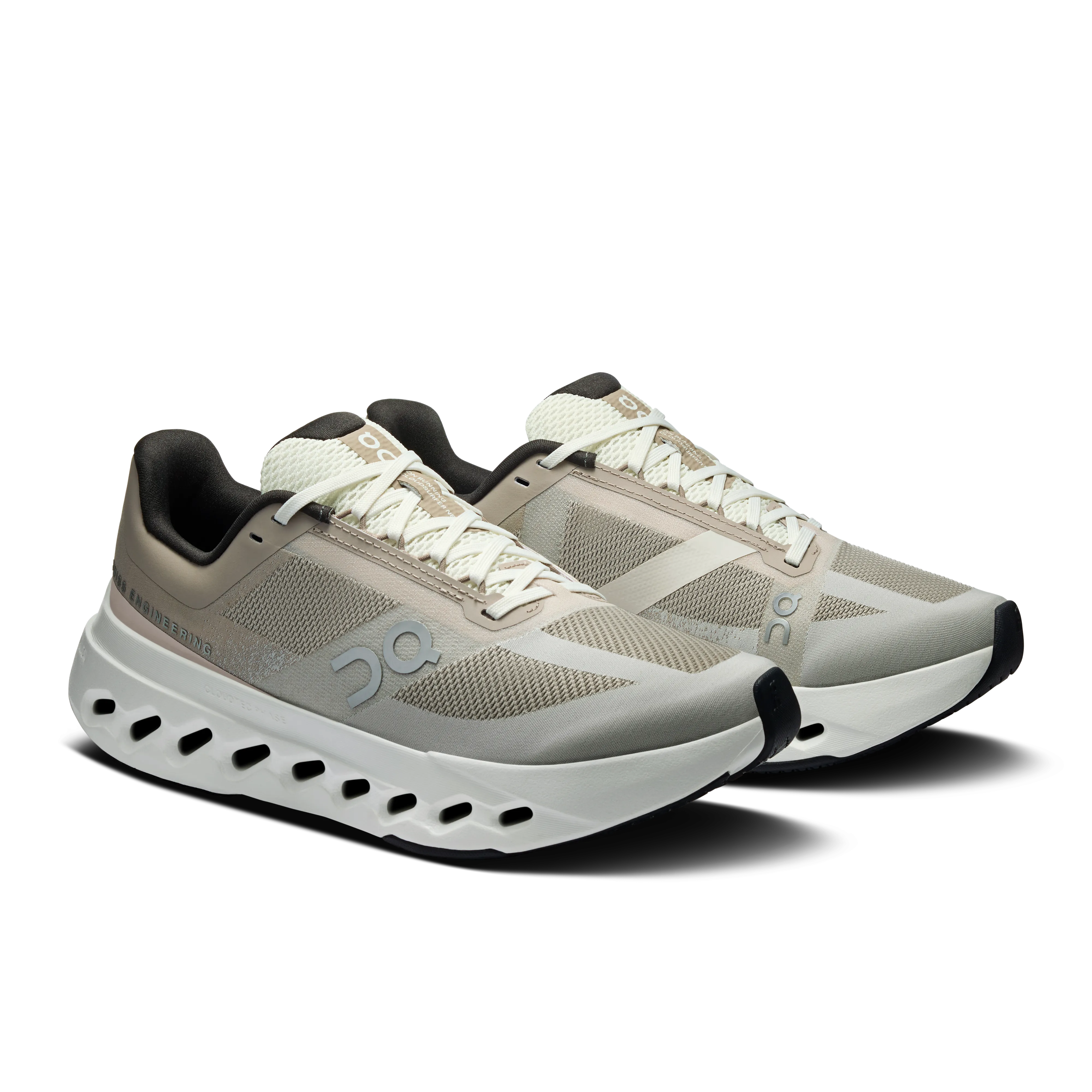 Chaussures Cloudsurfer Next pour Femmes avec Chubbies pour Hommes - Brume / Ivoire