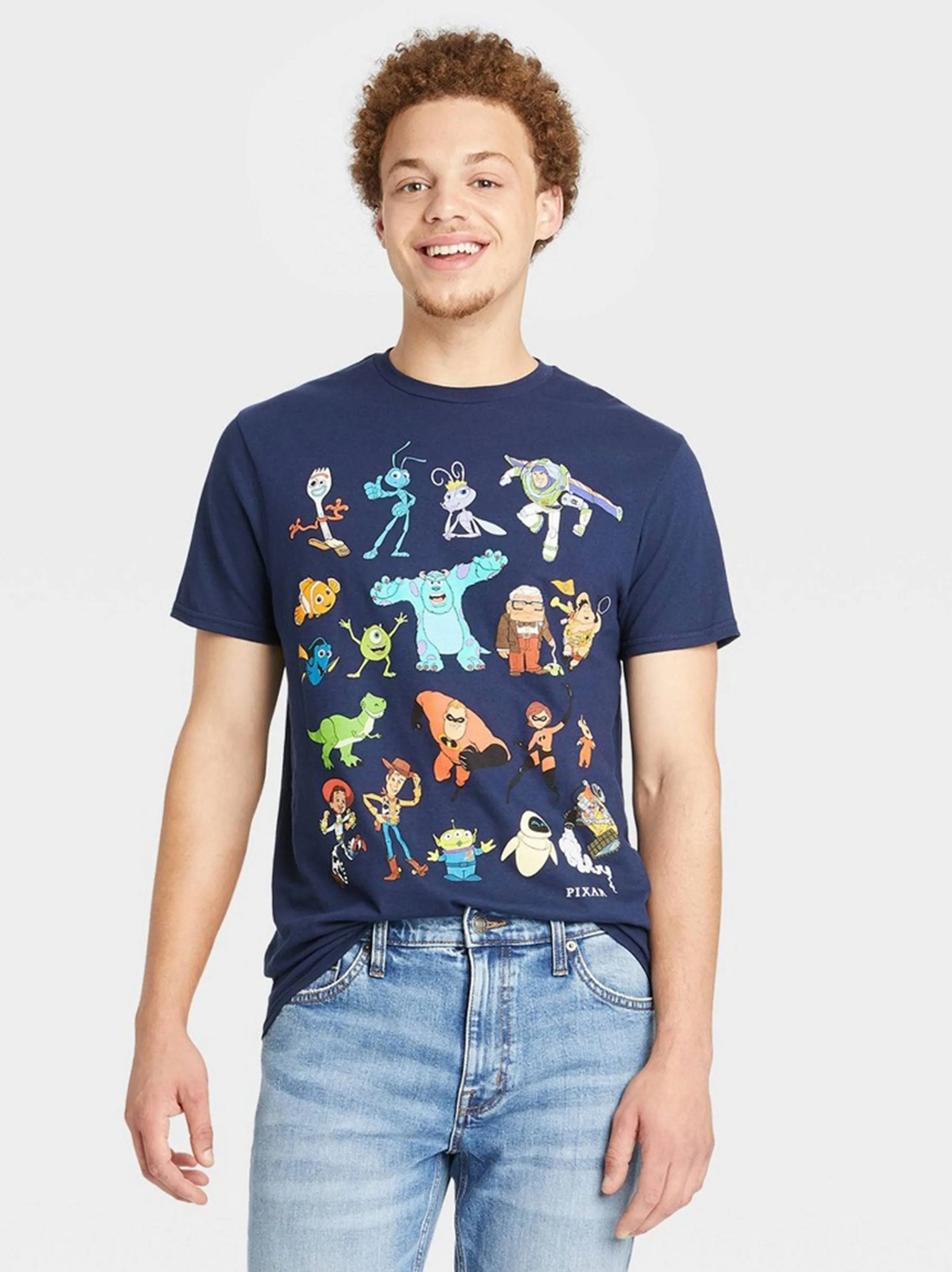 T-shirt Homme Imprimé Graphique, Marine