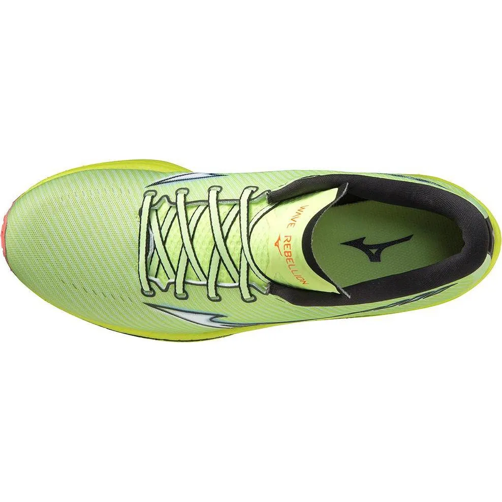 Mizuno WAVE REBELLION Neo Lime pour Homme