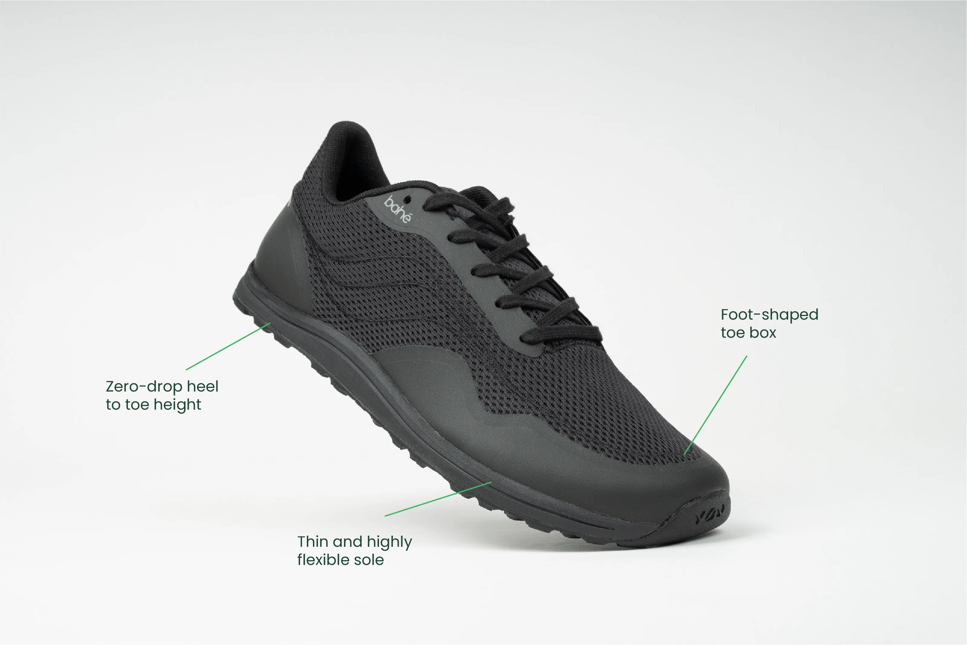 Chaussures véganes minimalistes pour hommes Revive Grounding | Eclipse