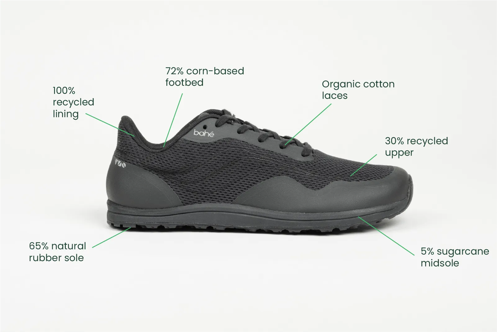 Chaussures véganes minimalistes pour hommes Revive Grounding | Eclipse