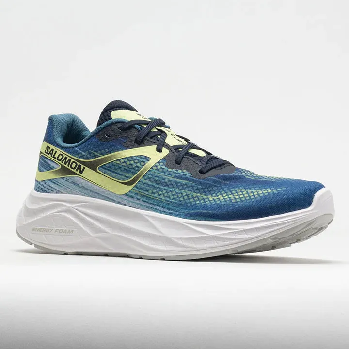 Salomon Aero glide pour Homme Bleu Cendres / Saphir Foncé / Lime Éclatant
