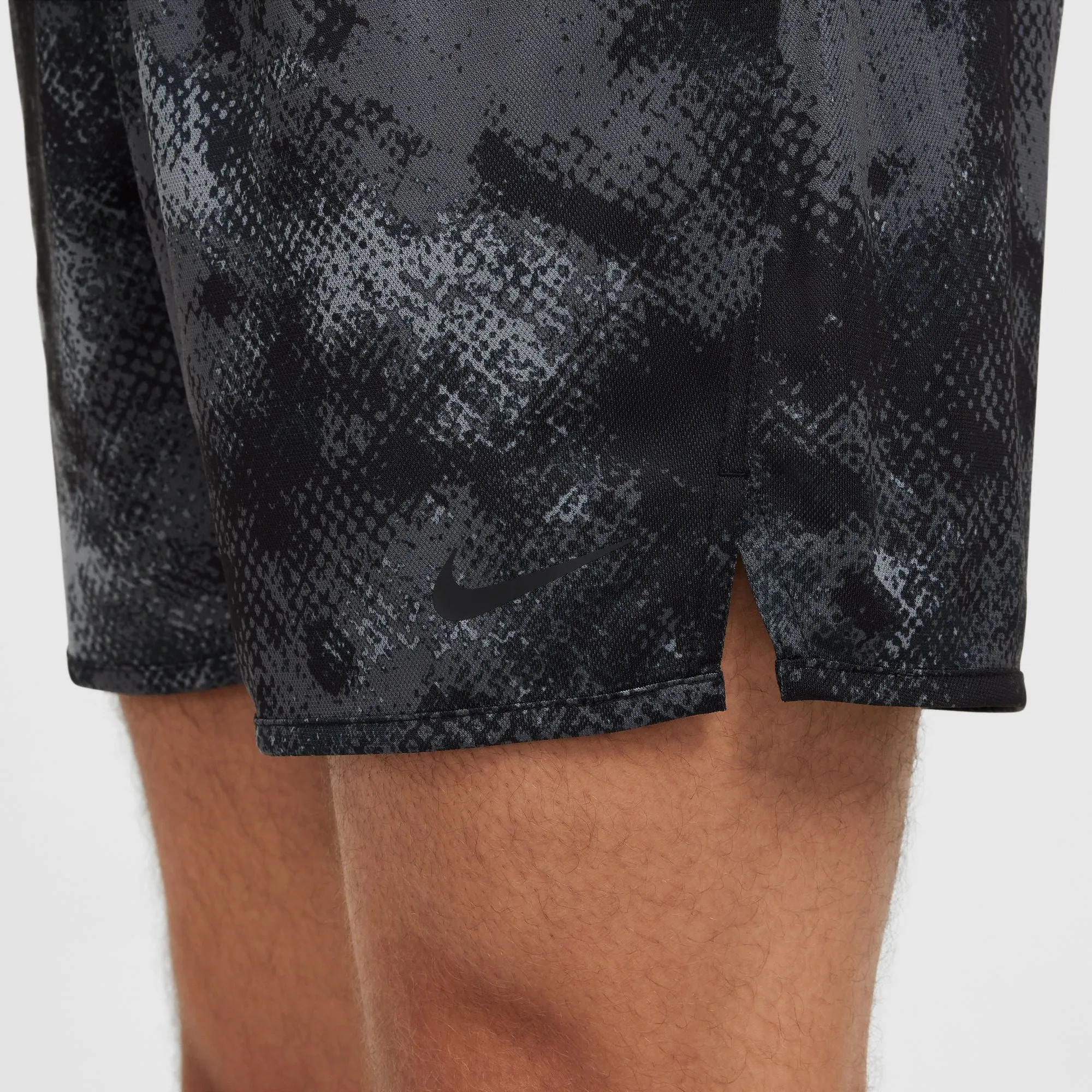 Short de Fitness Camouflage Total pour Homme 7 Pouces Non Doublé
