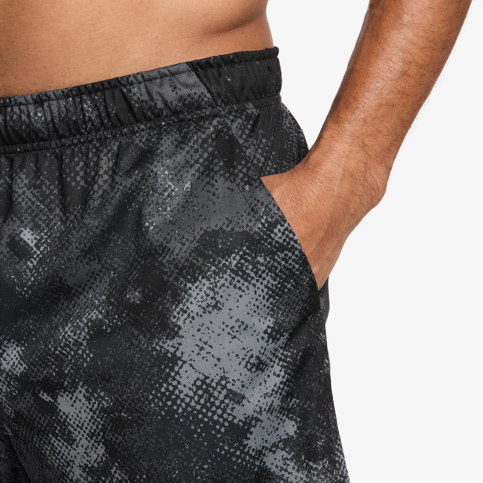 Short de Fitness Camouflage Total pour Homme 7 Pouces Non Doublé