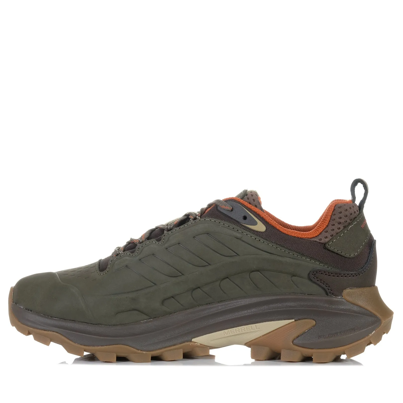 Chaussures Merrell Merrell Moab Speed 2 en Cuir Imperméable Olive
