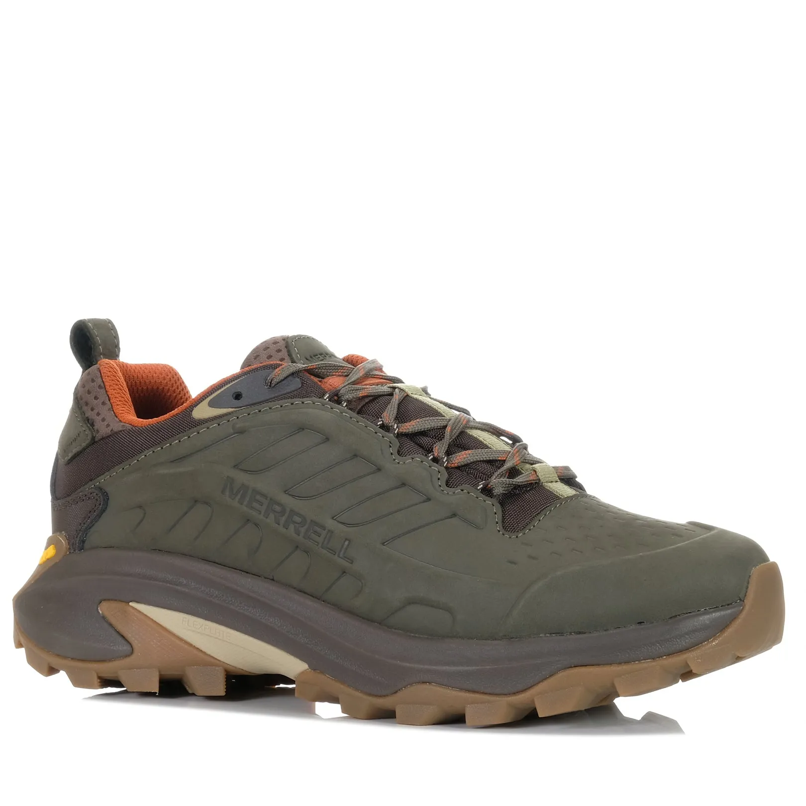 Chaussures Merrell Merrell Moab Speed 2 en Cuir Imperméable Olive