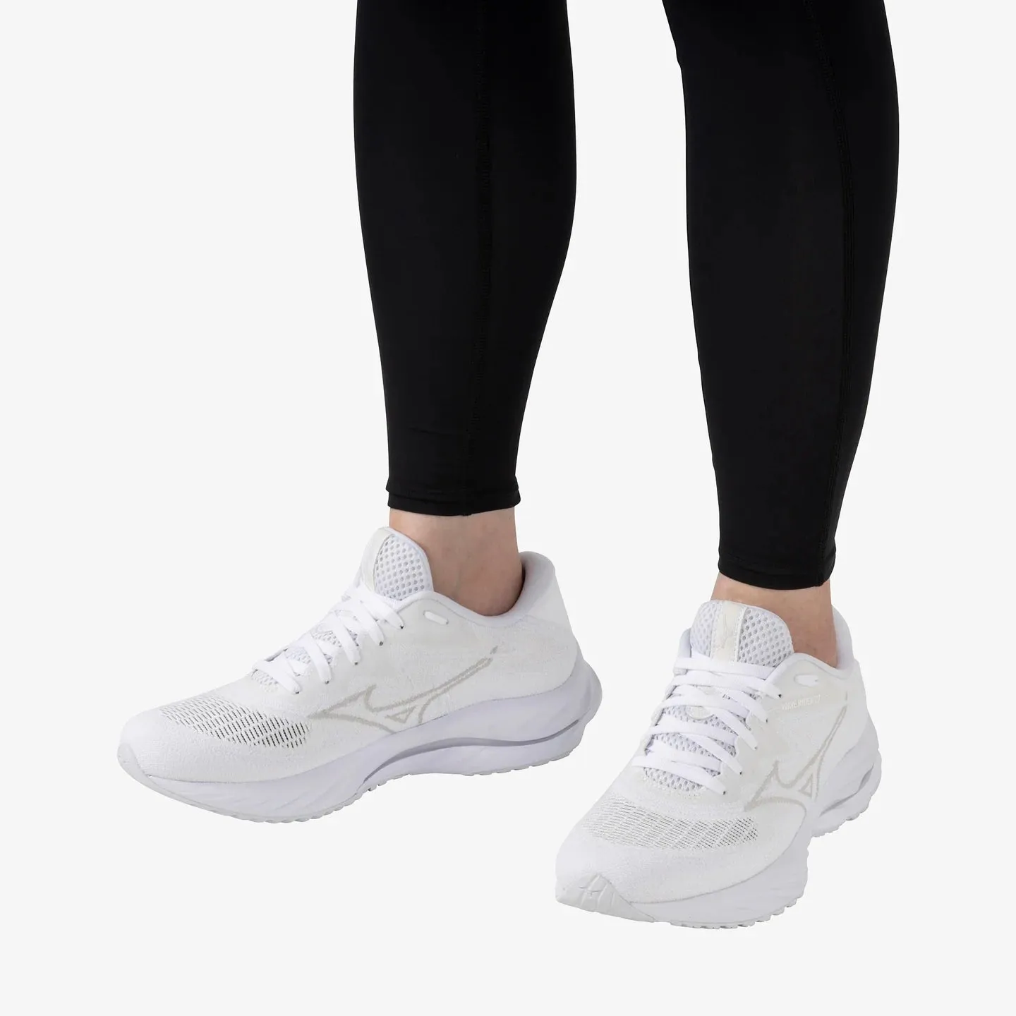 Mizuno Wave Rider 27 SSW Femmes Blanc Nuage Nimbus