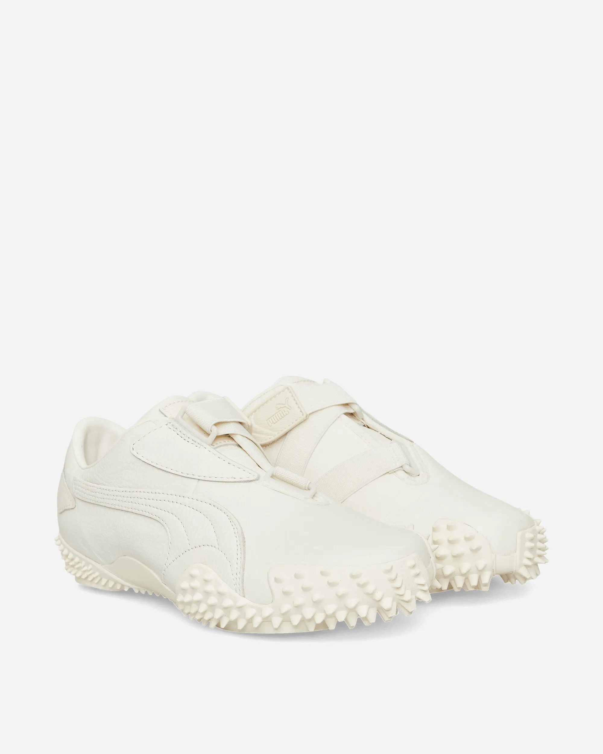 Mostro Leather Sneakers Ivoire Givré