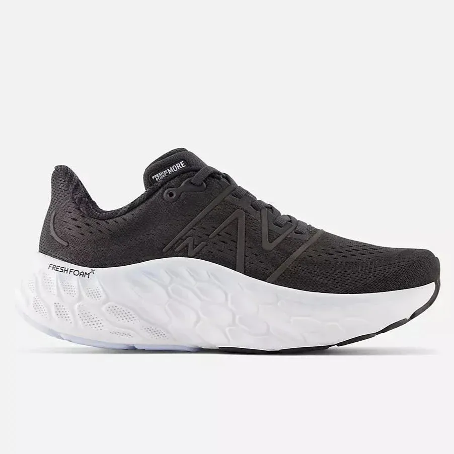 New Balance Fresh Foam X More V4 Large Largeur Femme Noir Lumière Stellaire