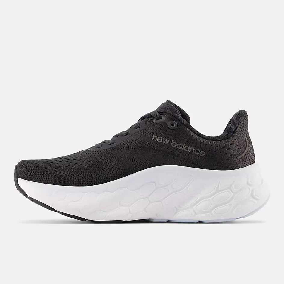New Balance Fresh Foam X More V4 Large Largeur Femme Noir Lumière Stellaire