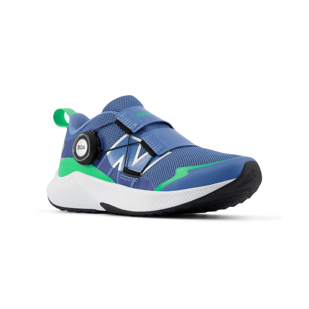 New Balance Enfants (Préscolaire) DynaSoft Reveal v4 BOA PTRVLBG4 Bleu Laguna/Vert Pomme/Noir Chaussures New Balance
