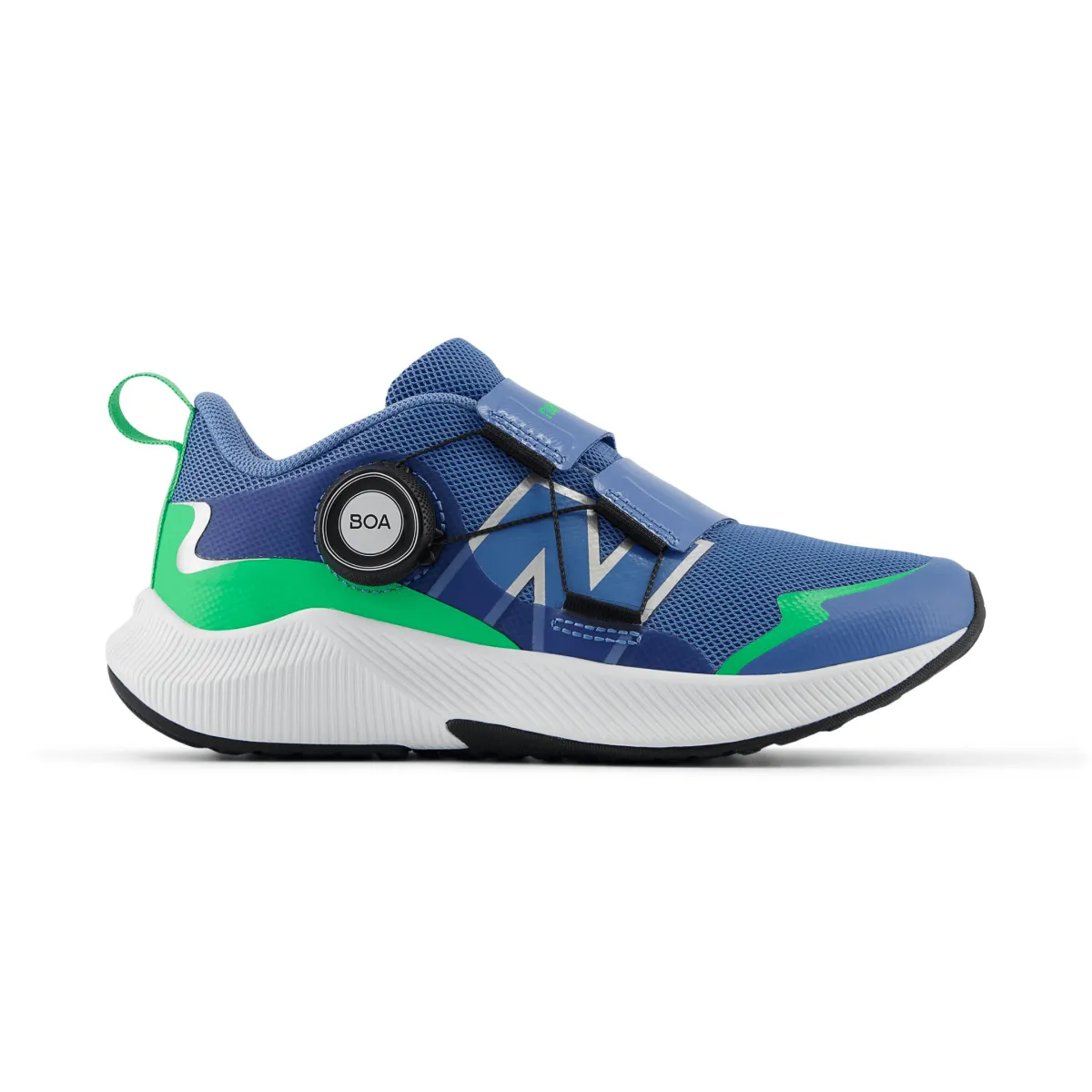 New Balance Enfants (Préscolaire) DynaSoft Reveal v4 BOA PTRVLBG4 Bleu Laguna/Vert Pomme/Noir Chaussures New Balance