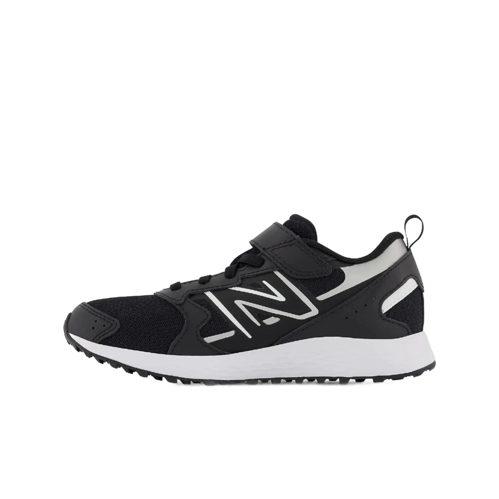 Chaussures New Balance Enfant Fresh Foam 650v1 Noir/Argent Métallisé (10.5C-3A)