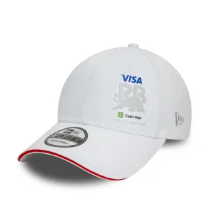 New Era Adjustable Caps Visa Cash App Racing Bulls Flawless White 9FORTY Adjustable Cap