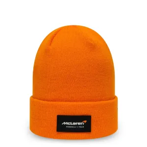 New Era Beanie Hats McLaren Racing Orange Cuff Knit Beanie Hat