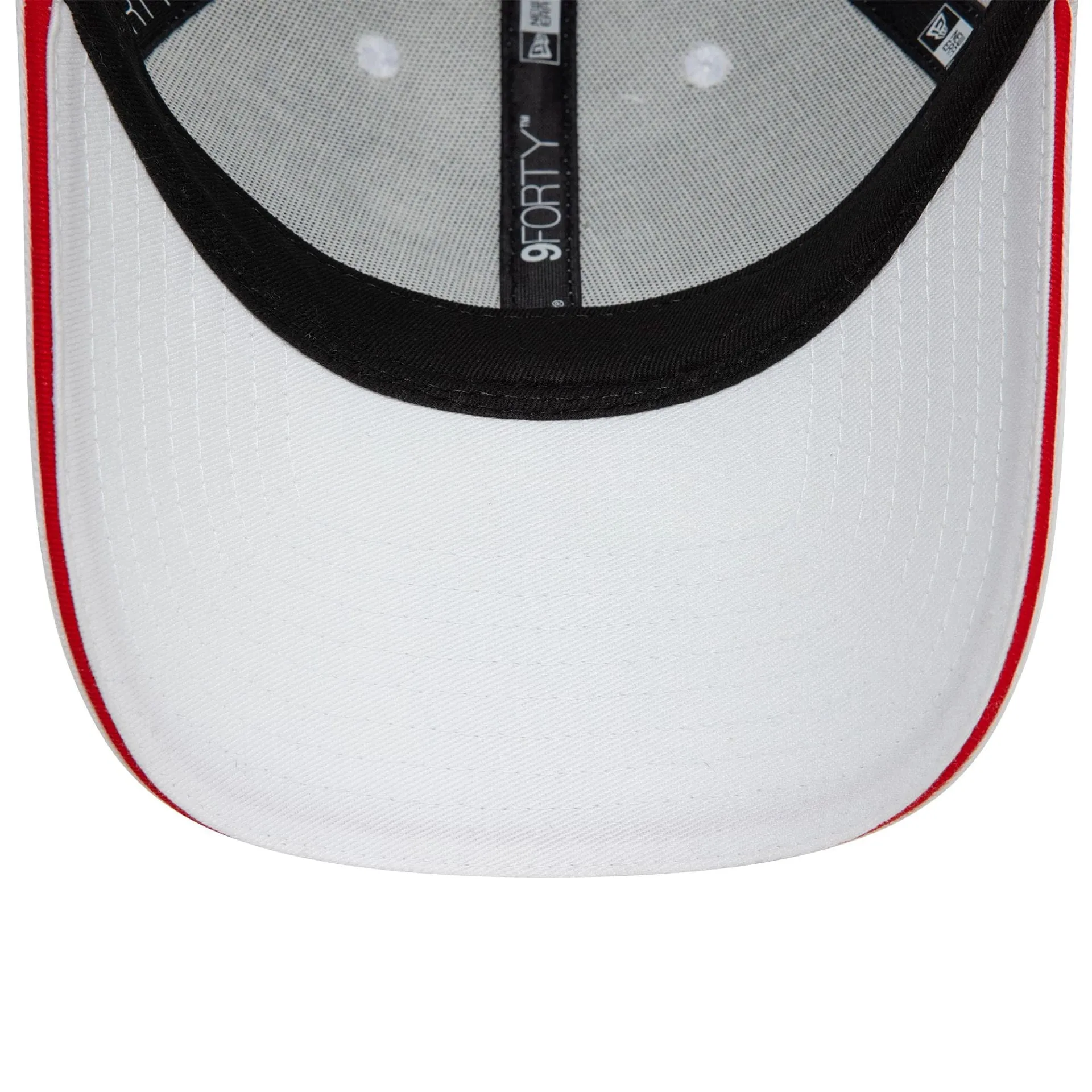 Casquette New Era Courbée Visa Cash App Racing Bulls Blanc Impeccable 9FORTY Ajustable