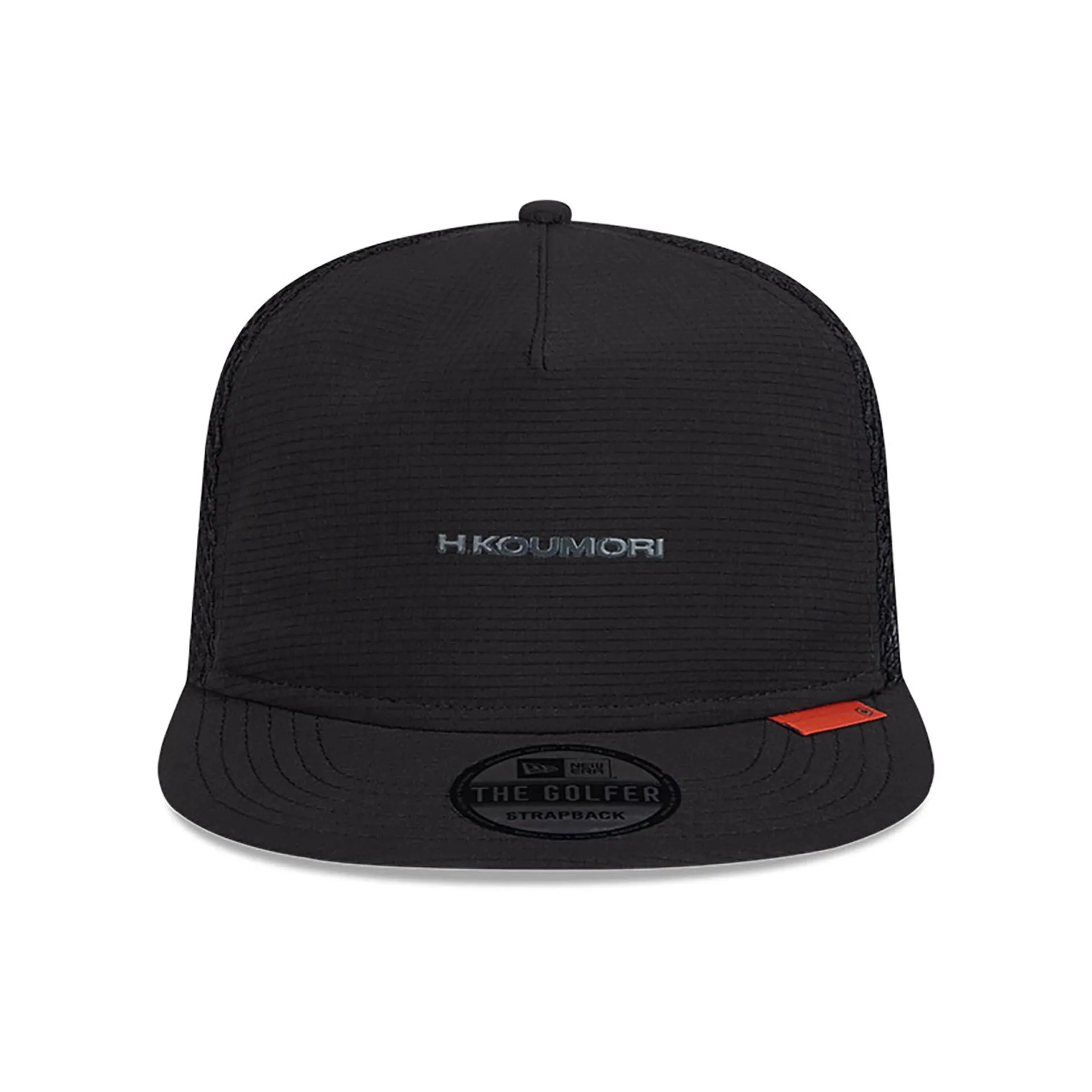 Casquette plate New Era Hermanos Koumori x New Era Golfeur Noir réglable