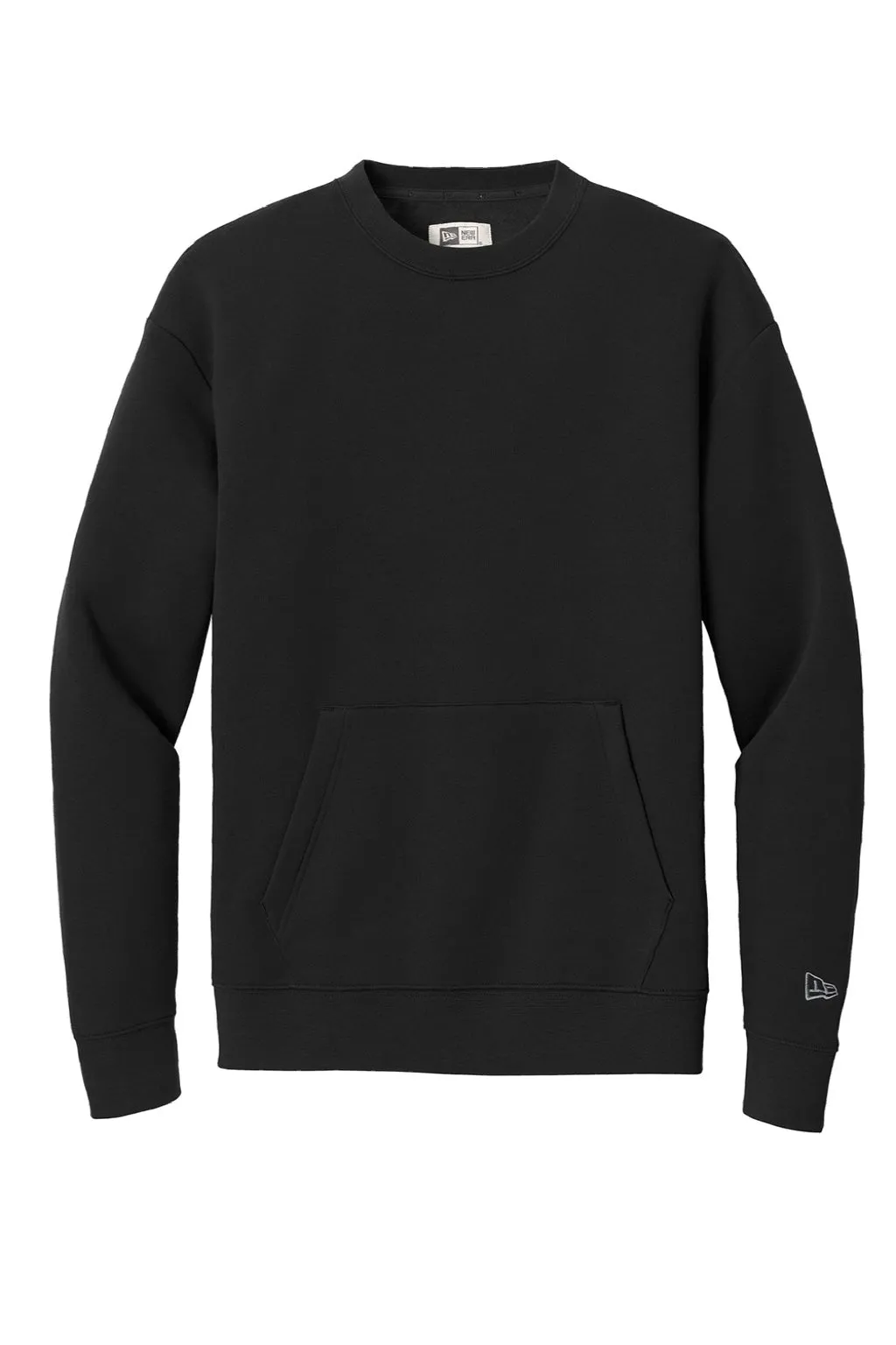 Pull en polaire Heritage pour homme New Era avec poche - Noir