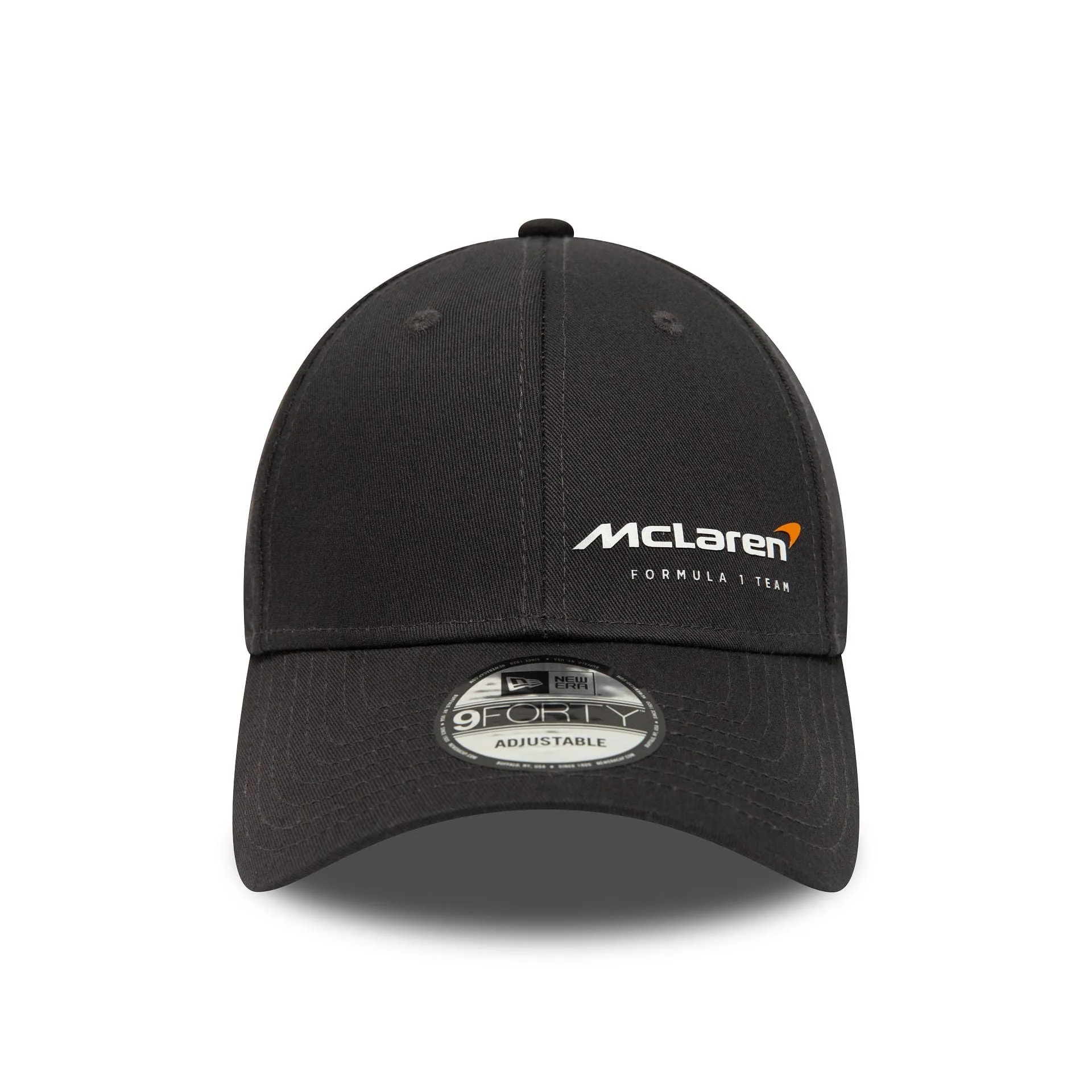 Casquette Strapback New Era McLaren Impeccable Gris Foncé 9FORTY Ajustable