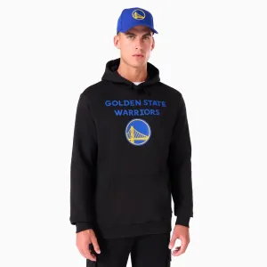 New Era Sweatshirts And Hoodies Golden State Warriors NBA Black Pullover Hoodie