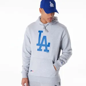 New Era Sweatshirts And Hoodies LA Dodgers MLB Regular Grey Pullover Hoodie
